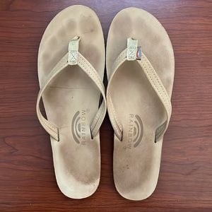 Rainbow Narrow Strap Flip Flop